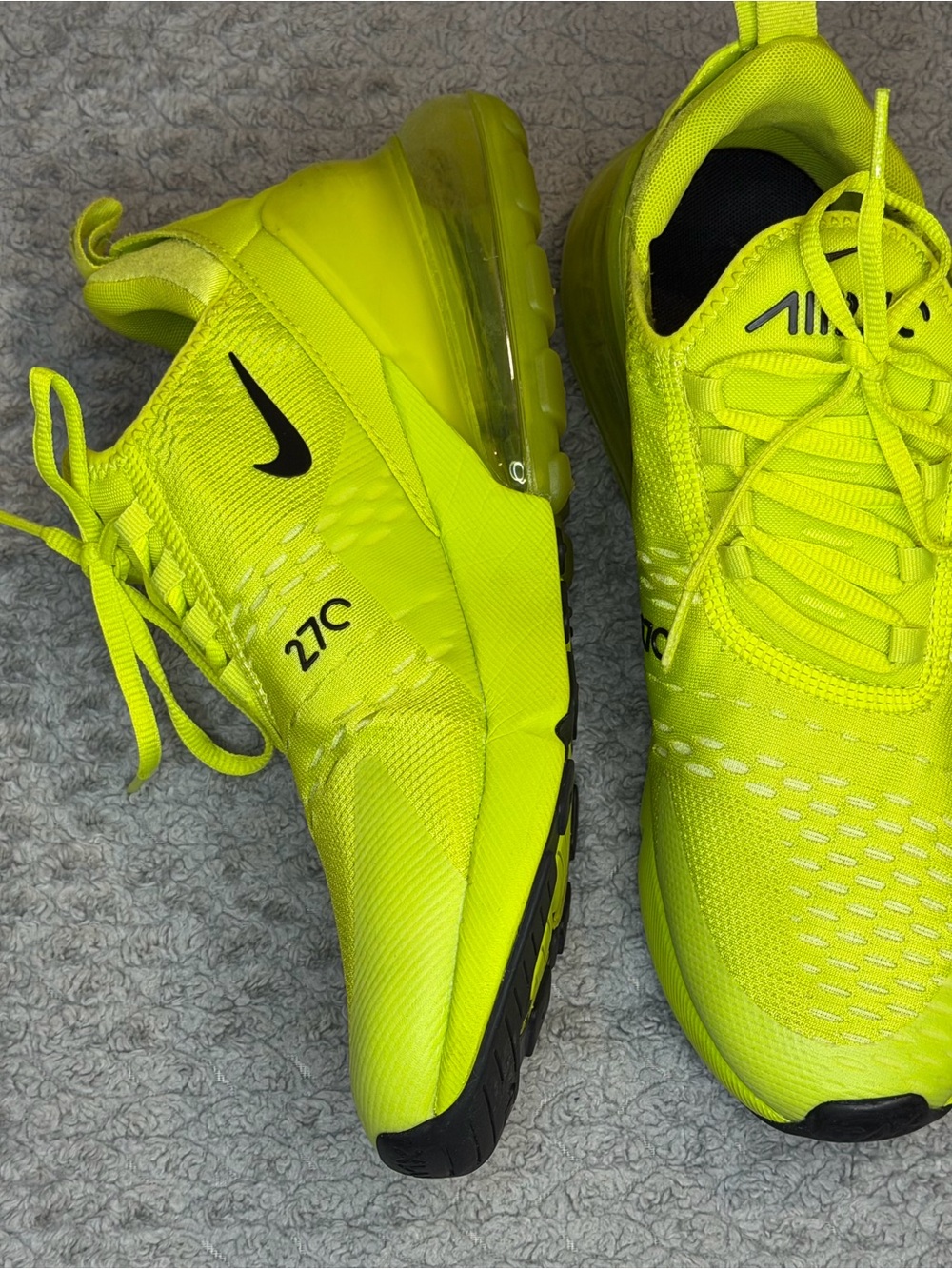 Nike 27C Men's Sneakers in Neon Yellow